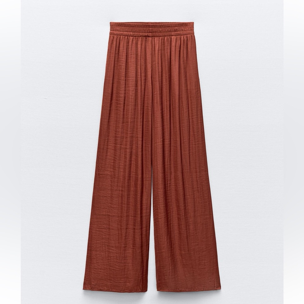 Zara satin pants